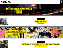 Tablet Screenshot of animalnewyork.com